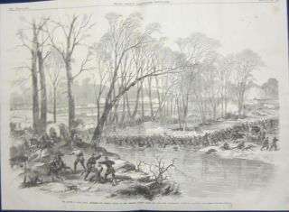 Battle Of Stone River,  Tenn.  - Large Size - Civil War - Leslie 