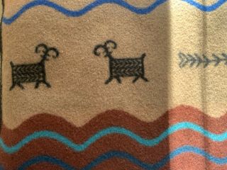 Pendleton BEAVER STATE wool blanket Southwest NATIVE AMERICAN Spirit Quest 64x80 3