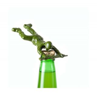 Army Man Bottle Opener Metal Unique Gun Toy Household Product Present Party