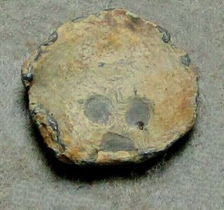 Civil War Relic Carved Face On A Musket Ball Found At Petersburg
