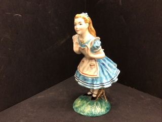 1947 Bone China Figurine By Gort Alice In Wonderland Vintage Priolo
