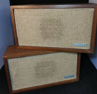 Vintage Klh Model 21 Speakers One Pair