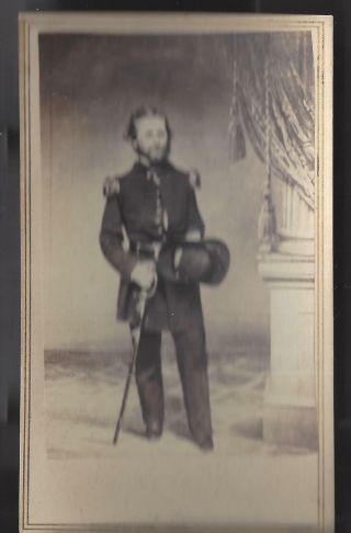 Civil War Cdv,  Union General Nathaniel Lyon Kia Wilson 