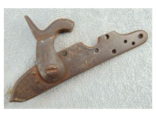 Harpers Ferry Musket Lock Side Plate 1819 Us Civil War M1816 69 Caliber