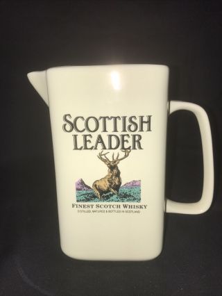 Scottish Leader Scotch Whisky Water Jug Pitcher By Hcw Prompots