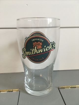 Smithwick’s Brewery Irish Ale Beer Pint Glass Dublin Ireland