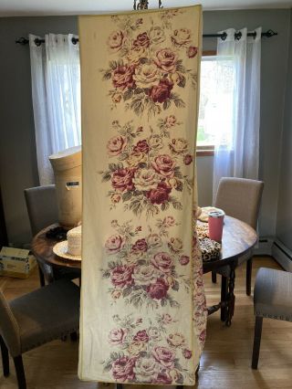Vintage Hanging Clothing Closet Storage Bag Fabric Wardrobe Pink Roses