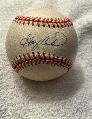 Gary Carter Single Signed Autographed Vintage Onl Baseball Jsa Montreal Expos
