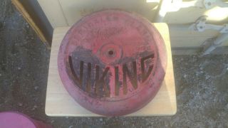 Vintage Viking Sprinkler Cover Cast Iron