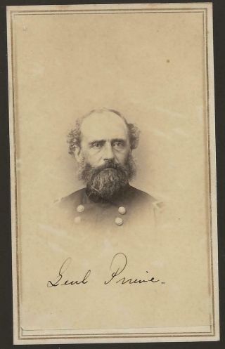 Civil War Cdv Union General Henry Prince