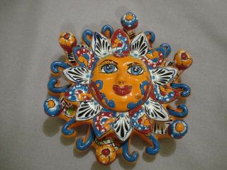 Sun Face Talavera,  Esfera,  Sol,  Life,  Wall Art Gerardo Garcia