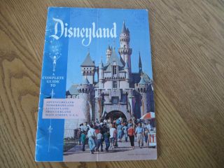 Vintage 1956 Disneyland Ca Souvenir Book Complete Guide Book Walt Disney