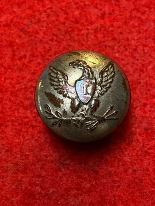 Pre - Civil War Non - Dug Silver Eagle Infantry Coat Button