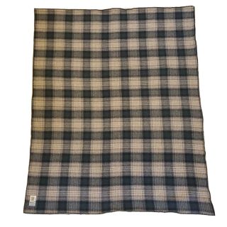 Woolrich Wool And Fleece Plaid Blanket 68 X 57 Made In Usa