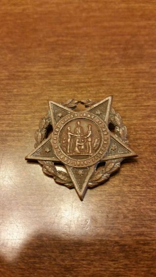 Civil War Vet 1886 Ladies Of The Grand Army Of The Republic (g.  A.  R. ) Medal