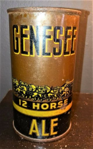 Genesee 12 Horse Ale Opening Instructions Beer Can