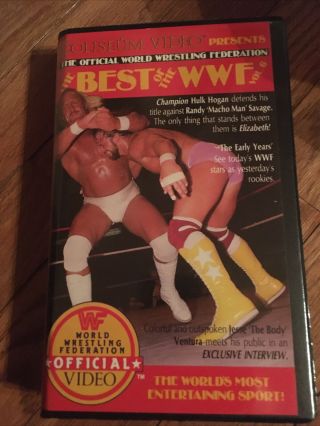 Best Of The Wwf Vol.  6 Vhs Coliseum Video Tape Pro Wrestling Wwe Hogan Vintage