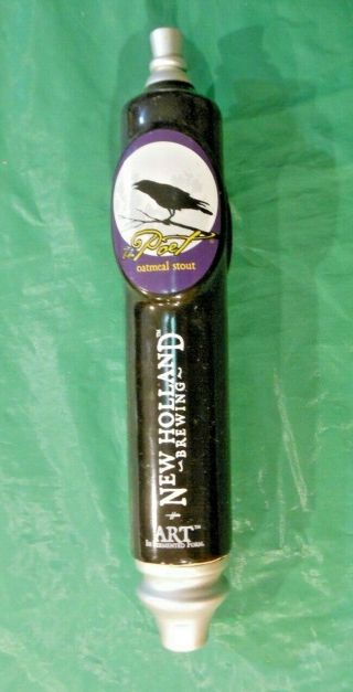 The Poet Oatmeal Stout Beer Tap Handle,  Holland Brewing Co.  -