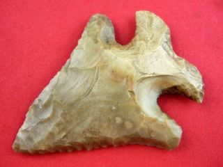 Indian Artifact 2 3/8 Inch Illinois Lost Lake Point Indian Arrowheads