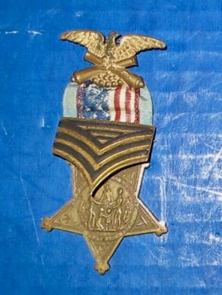 Civil War / Gar Past Quartermaster - Sergeant Membership Badge R10825