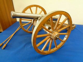 Black Powder Large Napoleon Civil War Era Miniature Signal Cannon Made In Spain