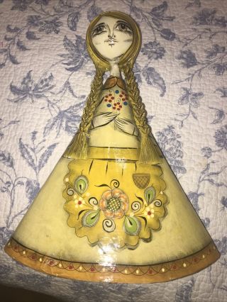 Vintage Mexican Papermache Doll,  Ser Mel Tonala