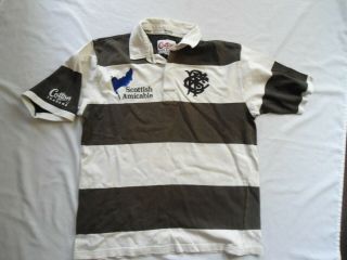 Vintage Barbarians Cotton Traders Rugby Jersey Shirt Size Large