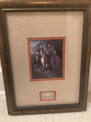 The Last Meeting Of Robert E Lee And Stonewall Jackson Print And Stamp