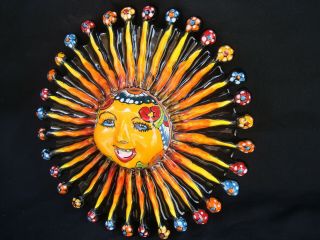Sun Face Talavera,  Sol,  By Gerardo Garcia Art
