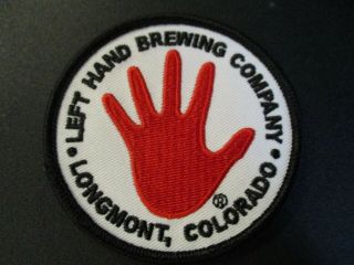 Left Hand Brewing Co Colorado Milk Stout Patch Label Craft Beer Brewery