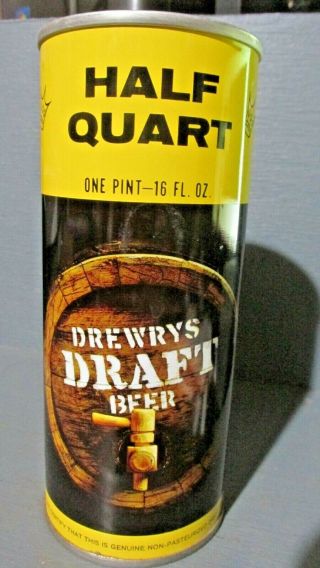 Drewrys Draft Half Quart Steel Beer Can - [read Description] -