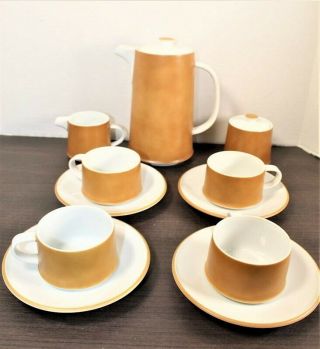 Rare Omc Vintage Mid Century Modern Contempo Frost Coffee Pot/tea Pot Server Set