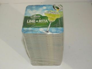 Bud Light Lime Bar Drink Beer Coasters Square Stack Of 125 Bar Supply