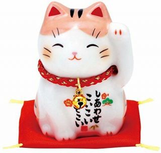 Maneki Neko Japanese Lucky Cat Figure Gift Kawaii Doll Am - Y Japan 7435