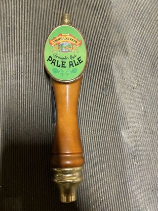 Sierra Nevada Draught Style Pale Ale Wooden Beer Tap Handle