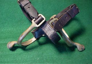 Model 1885 Indian Wars Us Cavalry Officers Spurs With Straps