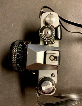 Vintage Minolta XD - 11 35mm film Camera w/ 50mm Lens & Neck Strap 3