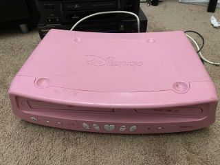 Vintage Disney Princess Dvd/vhs Combo Player Pink No Remote