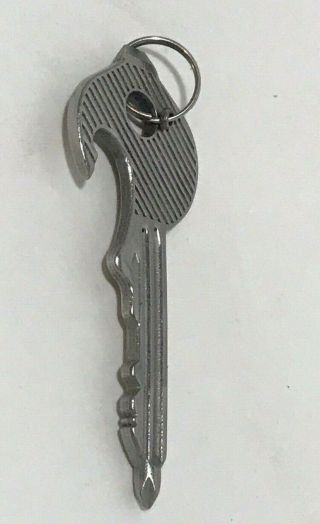Vintage Key Beer Bottle Opener Screwdriver Phillips Flathead Key Chain