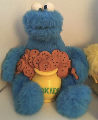 Vintage Sesame Street Big Bird Story Magic And Cookie Monster Ideal Talking Toy 2