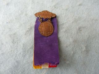 Spanish American War Veterans Medal Auswv With Ribbon Wwi