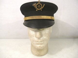 Spanish American War US Army M1902 Officer Bell Cap Style Hat - Infantry Size 7 2