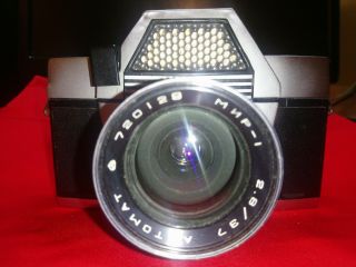 Soviet Vintage Ussr Camera Kiev - 10 Automat Lens Mir - 1 2.  8/37 Automat