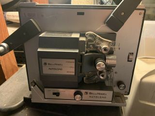VINTAGE BELL & HOWELL AUTOLOAD 357B 8 MOVIE PROJECTOR NEEDS BULB 2