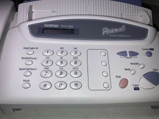 Brother Fax - 560 Fax Machine Copier Phone Vintage 2