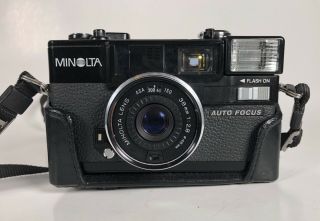 VTG Minolta HI - MATIC AF2 Auto Focus Point & Shoot Camera 35mm JAPAN 1981 2