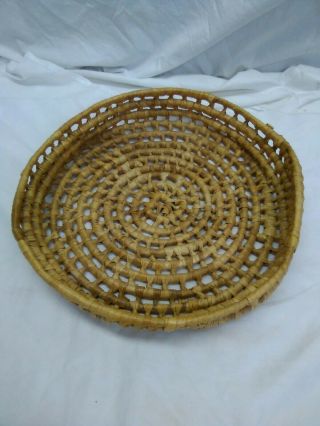 Vintage Native American Indian Pima Basket Small Coil Tight Weaving Papago
