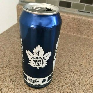 L@@k - Canada (molson Canadian) Beer Can Limited Hockey Nhl Toronto Maple Leafs