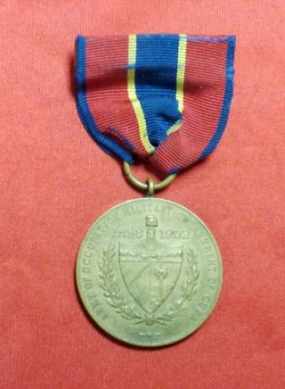 Us Army Occupation Of Cuba 1898 - 1902 Medal Numbered 5479