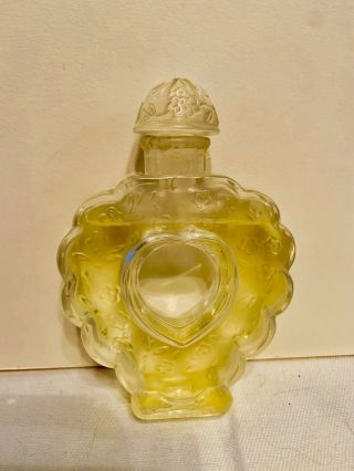 Vintage Nina Ricci Coeur Joie Lalique Perfume Bottle - With Perfume